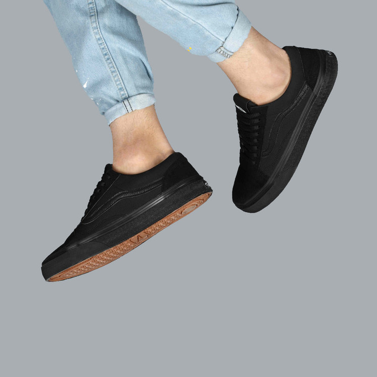 کتونی ونس مدل off the wall تمام مشکی