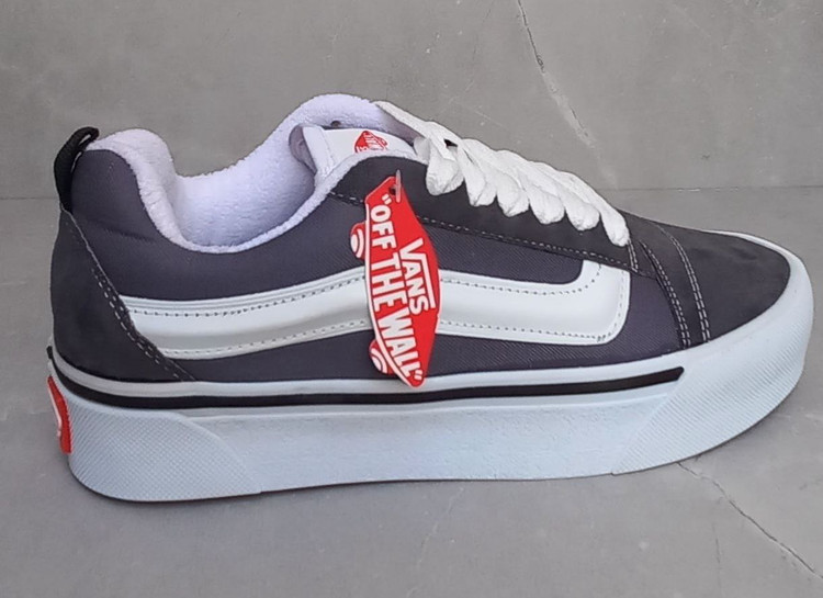 کفش ونس اولد اسکول لژدار طوسی (Vans Old Skool)