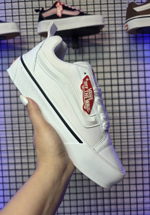 کفش کتونی ونس سفید لژدار (Vans Platform)