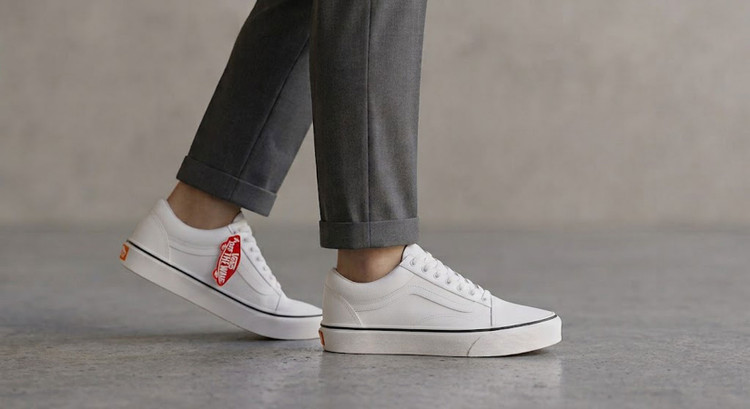 کفش کتونی ونس سفید لژدار (Vans Platform)