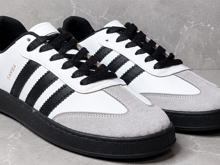 کفش کتونی آدیداس سامبا سفید مشکی (Adidas Samba)
