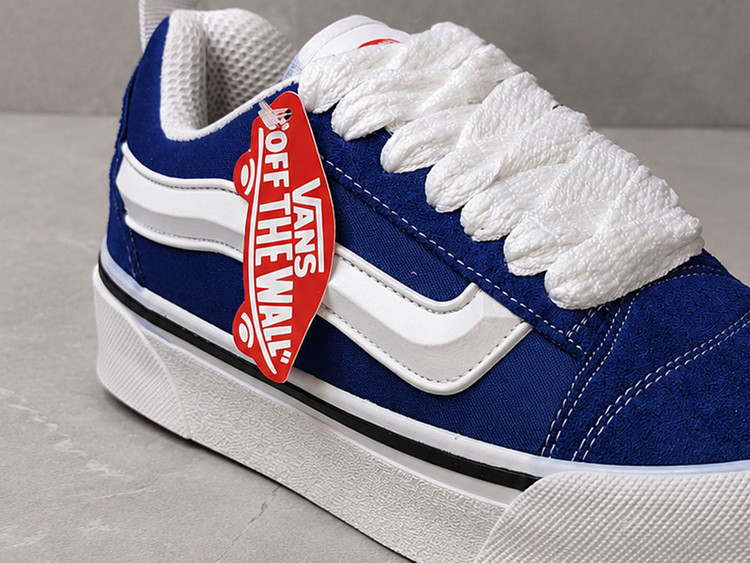 کفش کتونی ونس لژدار سرمه ای (Vans Platform) | ترکیب اصالت و قدبلندی