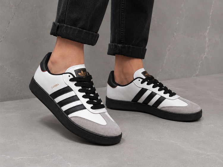 کفش کتونی آدیداس سامبا سفید مشکی (Adidas Samba)