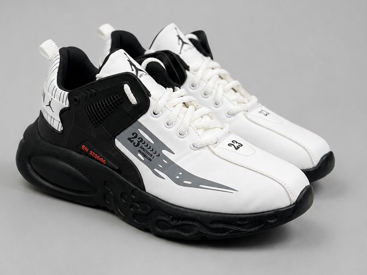 کفش کتونی نایک ایر جردن 4 رترو سفید مشکی (Jordan 4 Retro) | خاص و کلاسیک