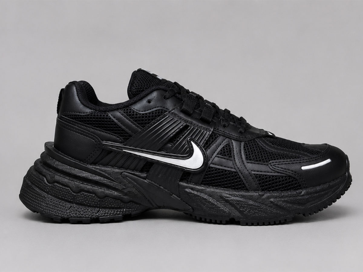 کفش کتونی نایک وی تو کی ران تمام مشکی (Nike V2K Run) | ترند Y2K و بی‌نهایت راحت
