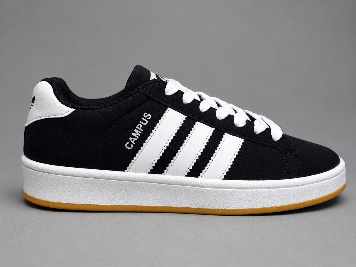کفش کتونی آدیداس کامپوس مشکی سفید (Adidas Campus)