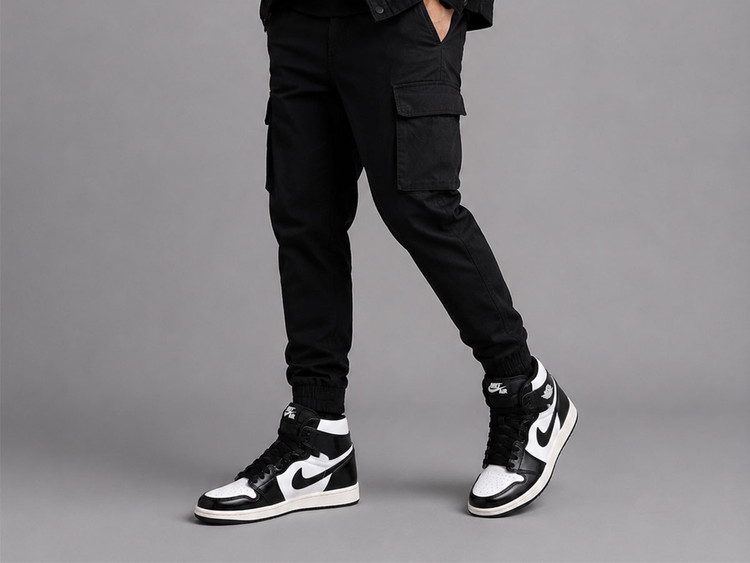 کفش کتونی نایک ایر جردن ۱ ساقدار ورنی سفید مشکی (Jordan 1 High)