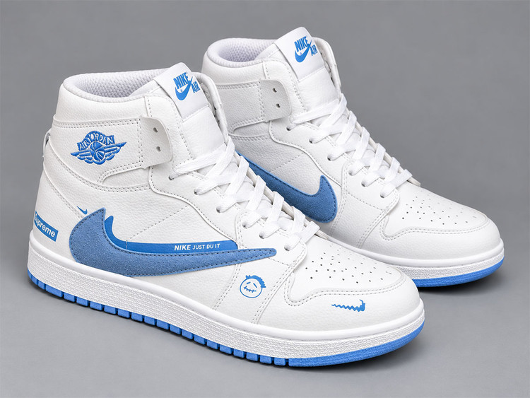 کفش جردن وان ساقدار سفید(تراویس اسکات)/Jordan 1 High