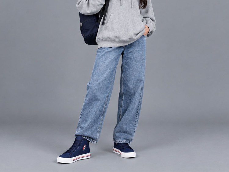 ونس ساقدار پولو سرمه ای/Polo Navy High-Top