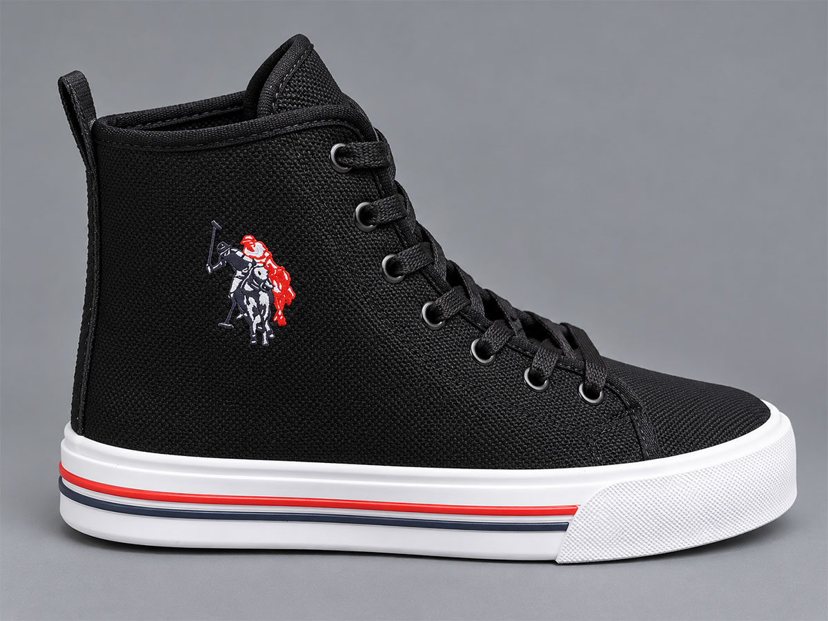 ونس ساقدار پولو مشکی | کفش اسپرت High-Top