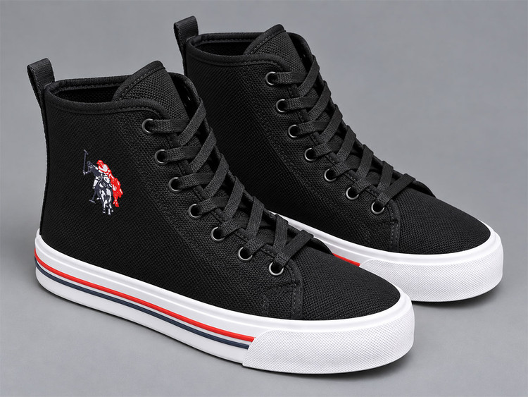 ونس ساقدار پولو مشکی | کفش اسپرت High-Top