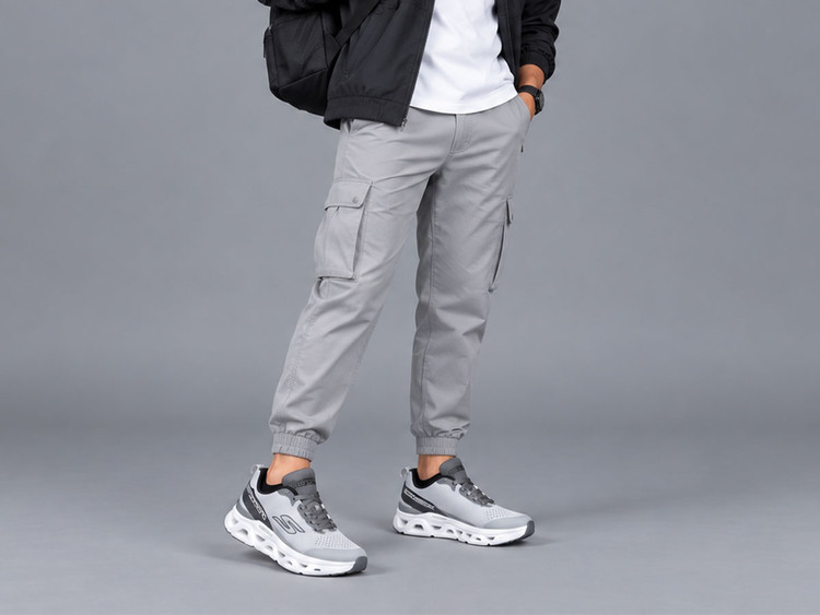 کفش اسکیچرز طوسی/Skechers Gray