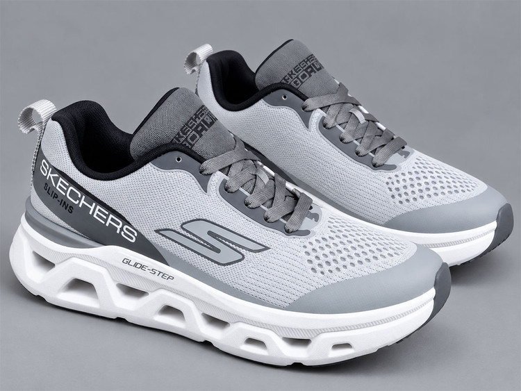 کفش اسکیچرز طوسی/Skechers Gray