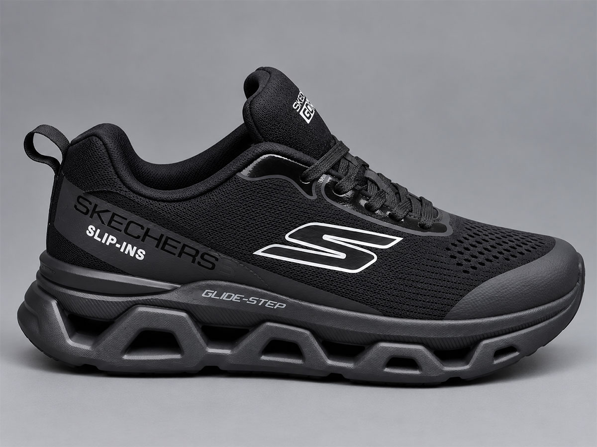 کفش اسکچرز (مشکی) | کفش رانینگ و باشگاه (Skechers Sneakers)