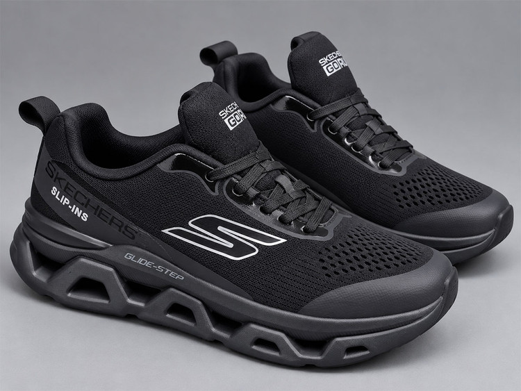 کفش اسکچرز (مشکی) | کفش رانینگ و باشگاه (Skechers Sneakers)